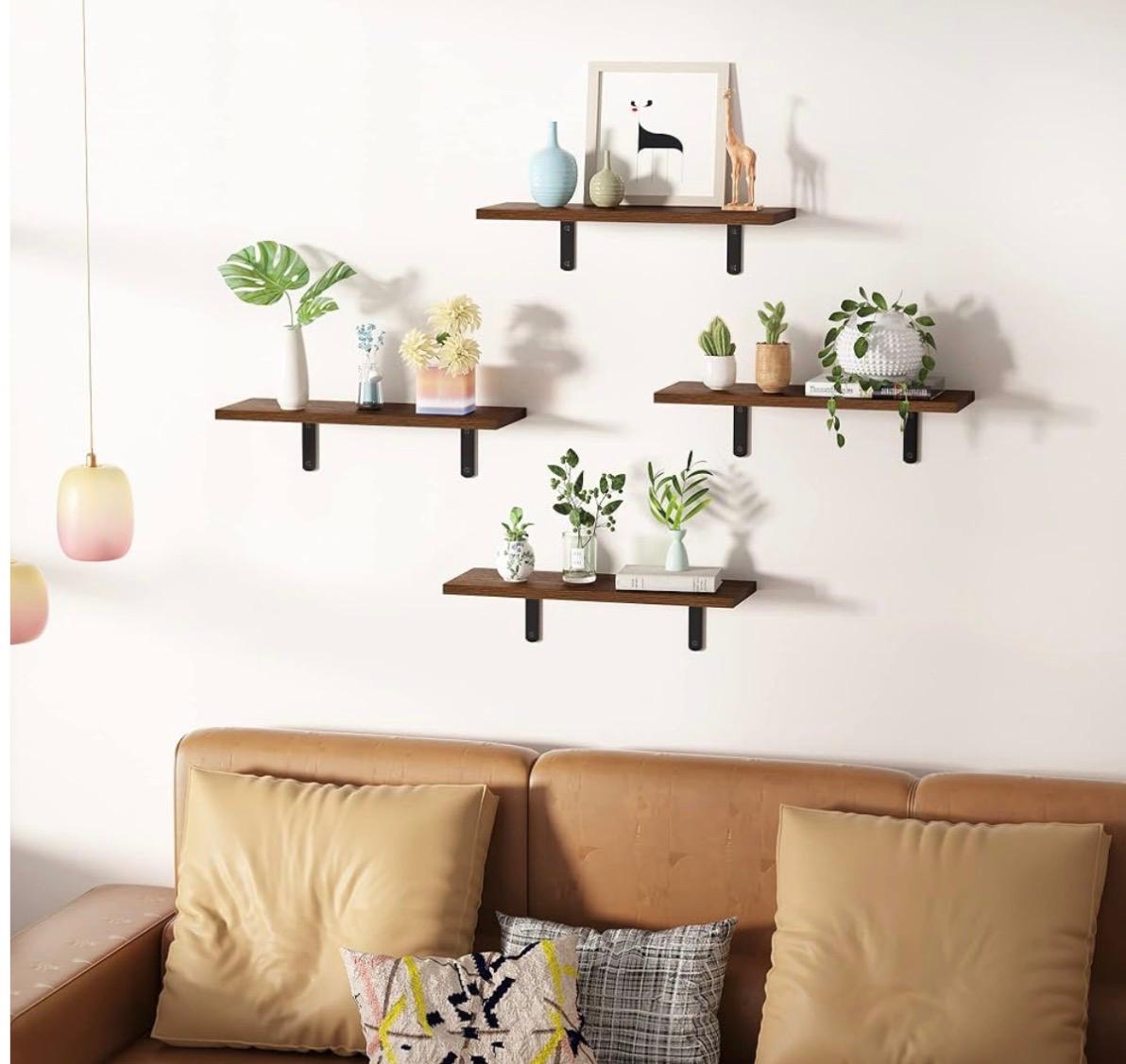WALL MOUNTED UNIQUE SHELVES