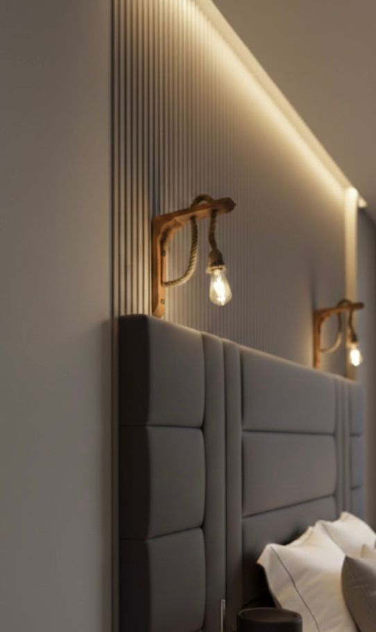 Handcrafted-Wooden Wall Light